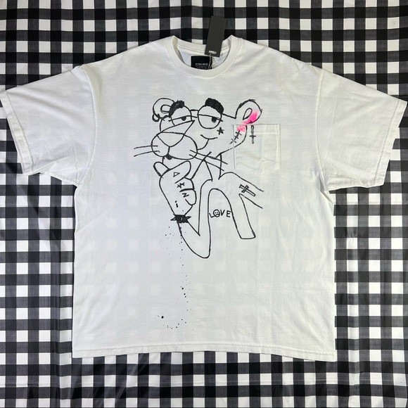 For Those Who Sin NSD Lil Peep Tattoo Pink Panther - Picture 1 of 13